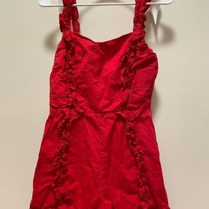 UO red romper